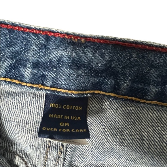 ABERCROMBIE &FITCH, 6R, BUTTON FLY, FLARE, 5 POCKET JEANS. - Picture 4 of 10